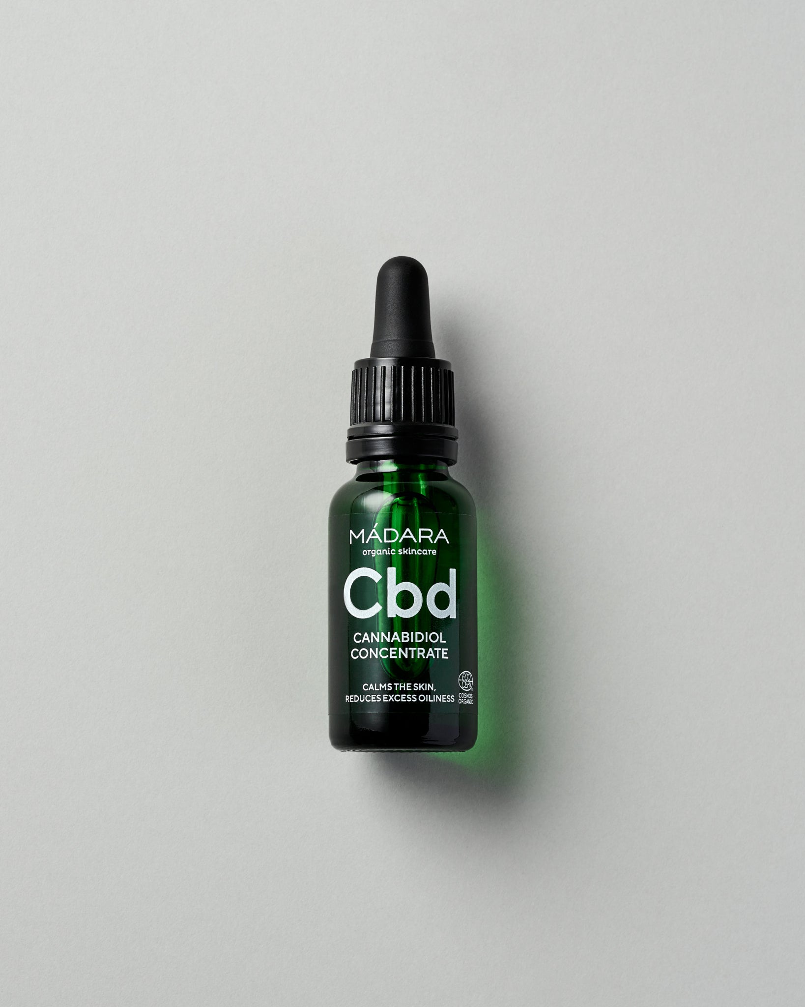 MÁDARA Organic Skincare cannabidiol concentrate A3262 product photo on plain background.