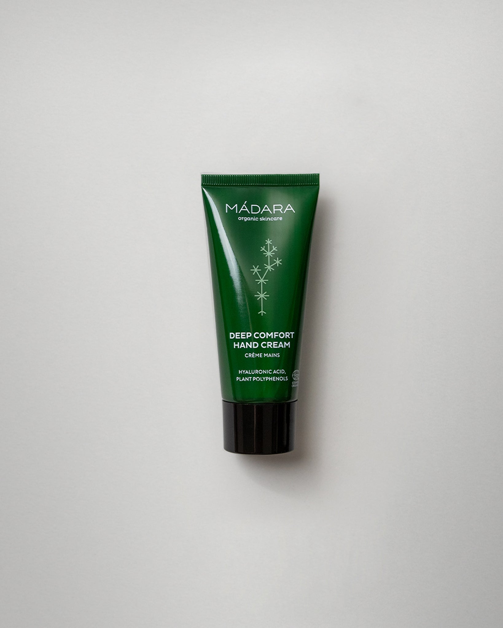 MΓDARA Organic Skincare deep comfort hand cream A1208 face cream product photo on plain background.