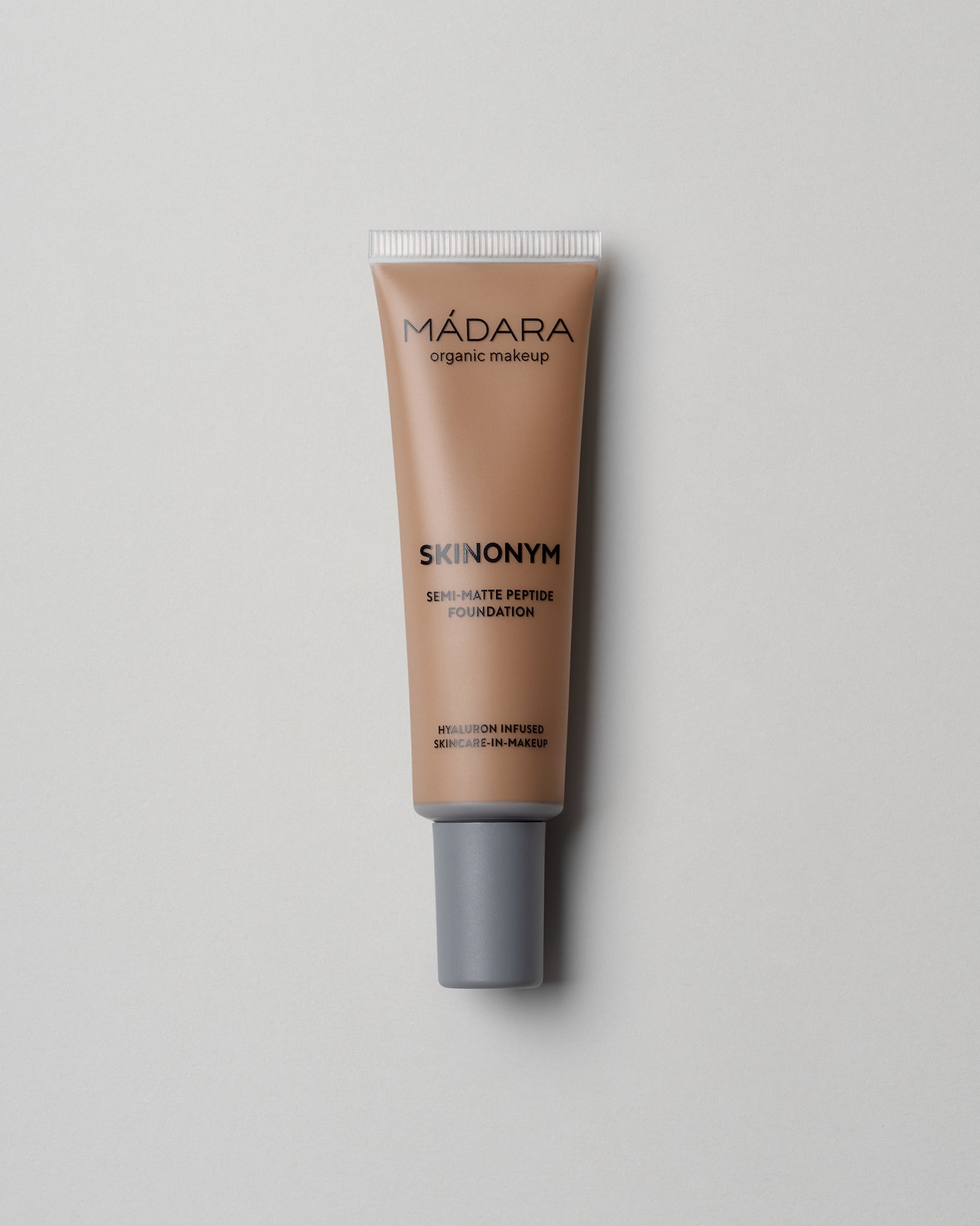 MÁDARA Organic Skincare skinonym foundation olive A6091 foundation product photo on plain background.