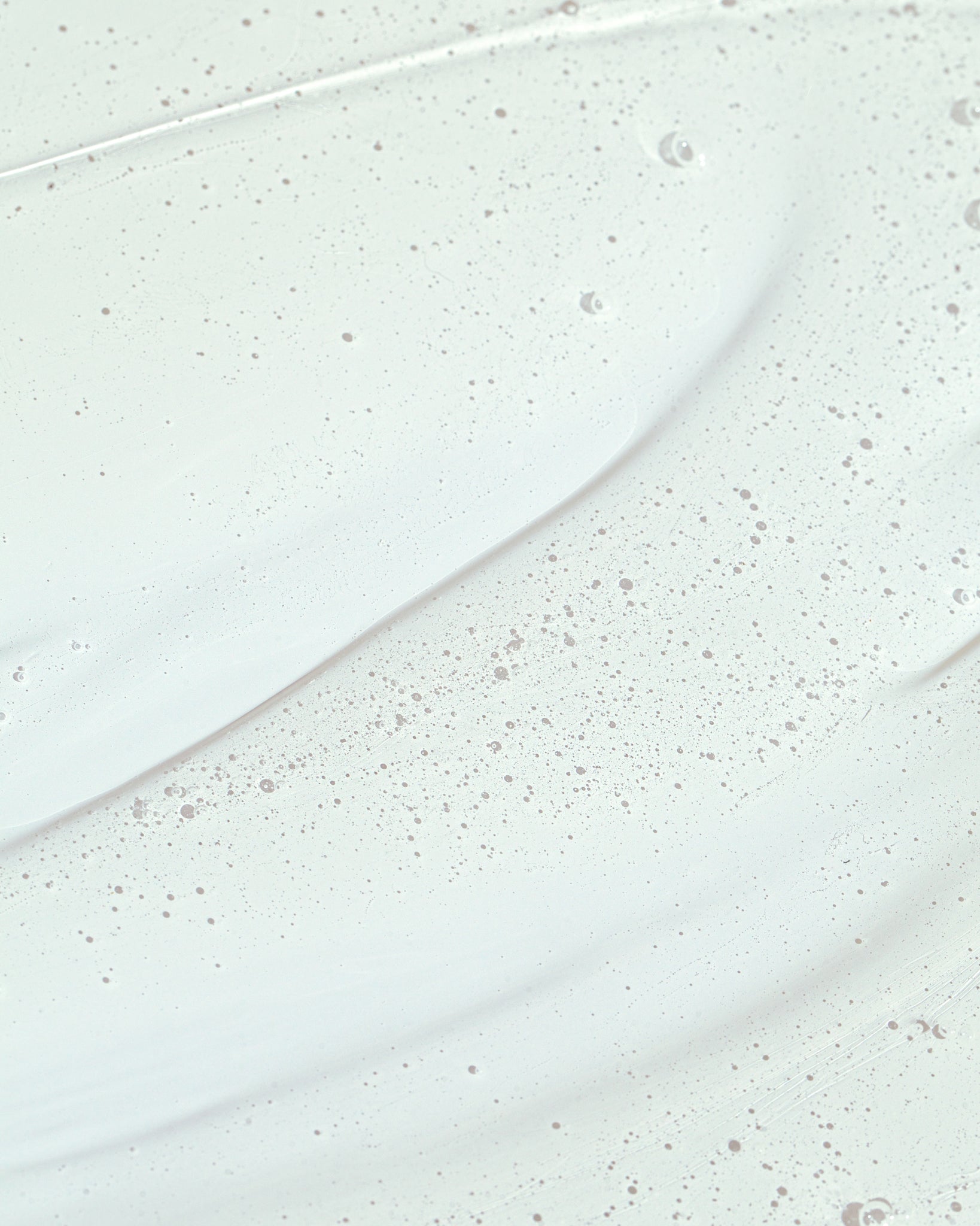 Texture close-up of MÁDARA Organic Skincare kind gentle wash A4465 �swatch demonstrates consistency and finish.