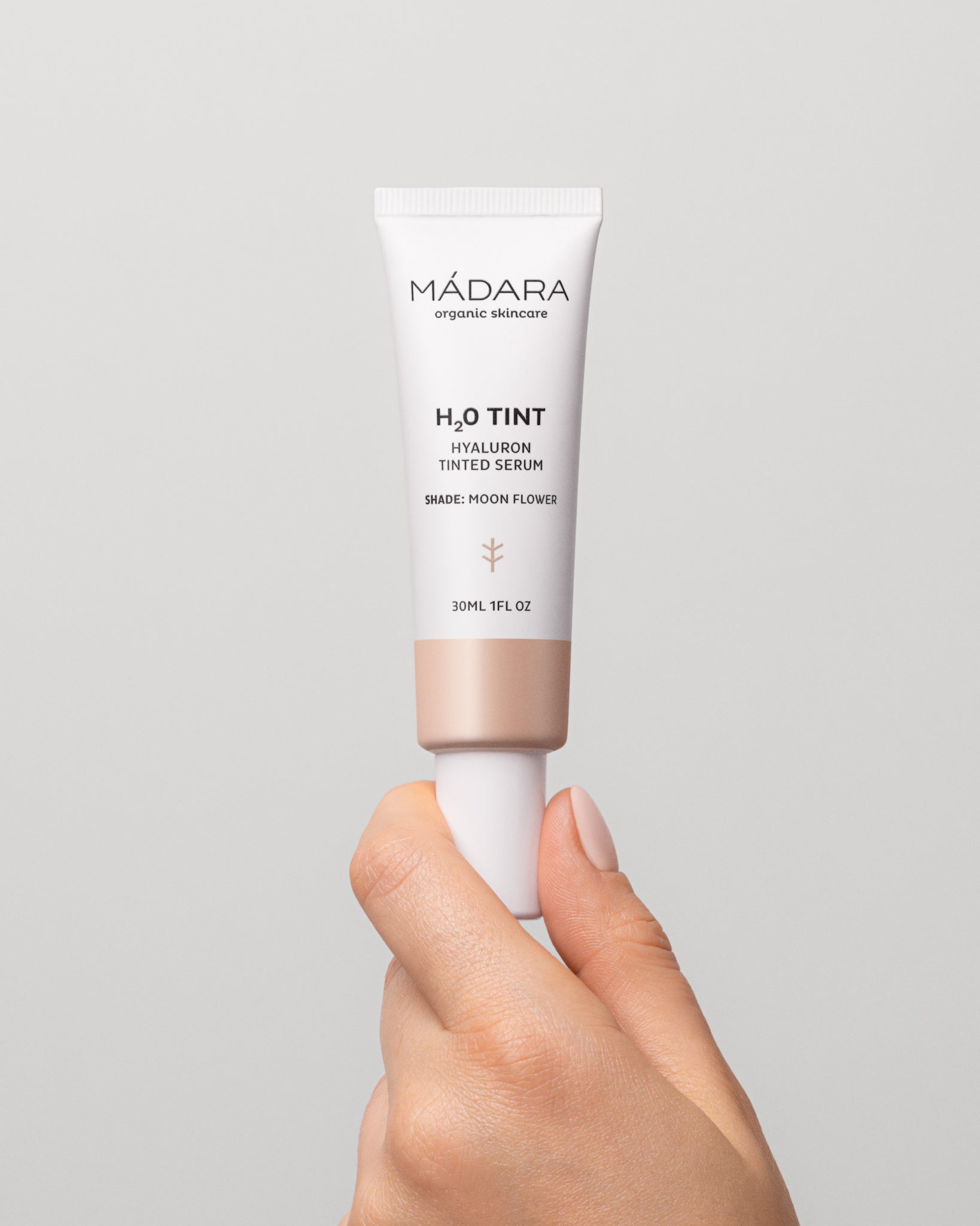 MÁDARA Organic Skincare h2o tint moon flower A3512 product photo on plain background.