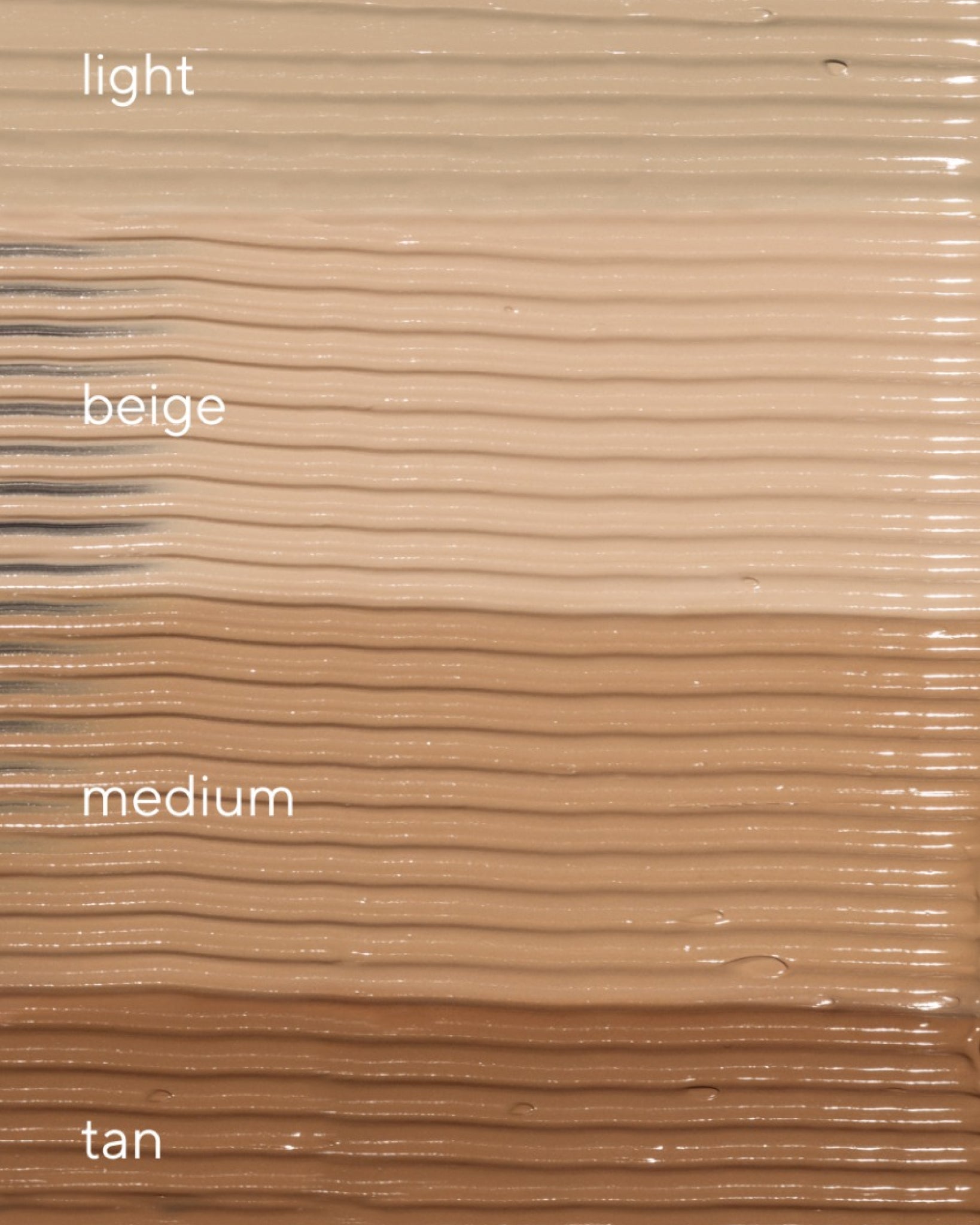 MÁDARA Organic Skincare cc cream shade palette A3414 face cream product photo on plain background.