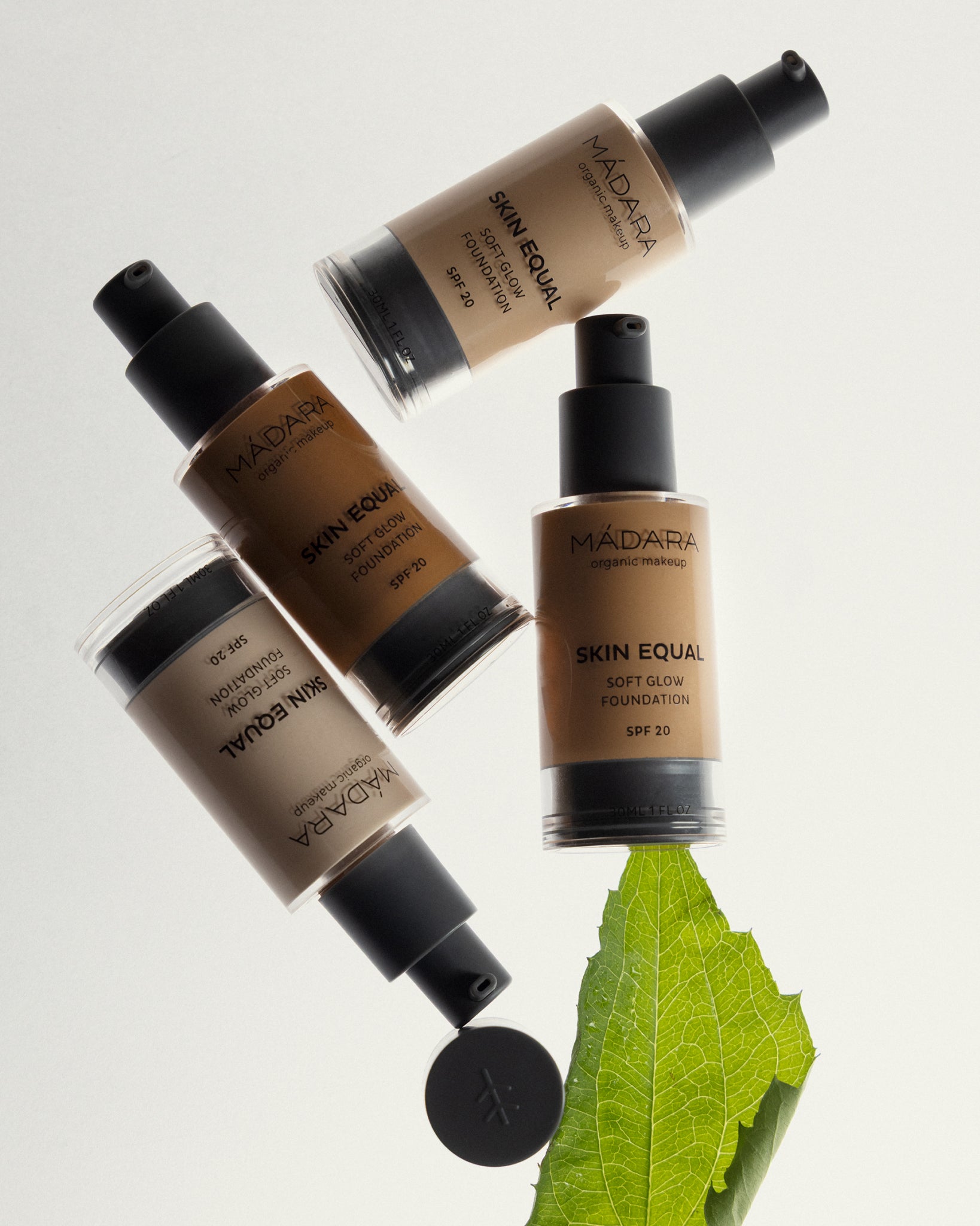 MÁDARA Organic Skincare soft glow foundation SPF15 shades