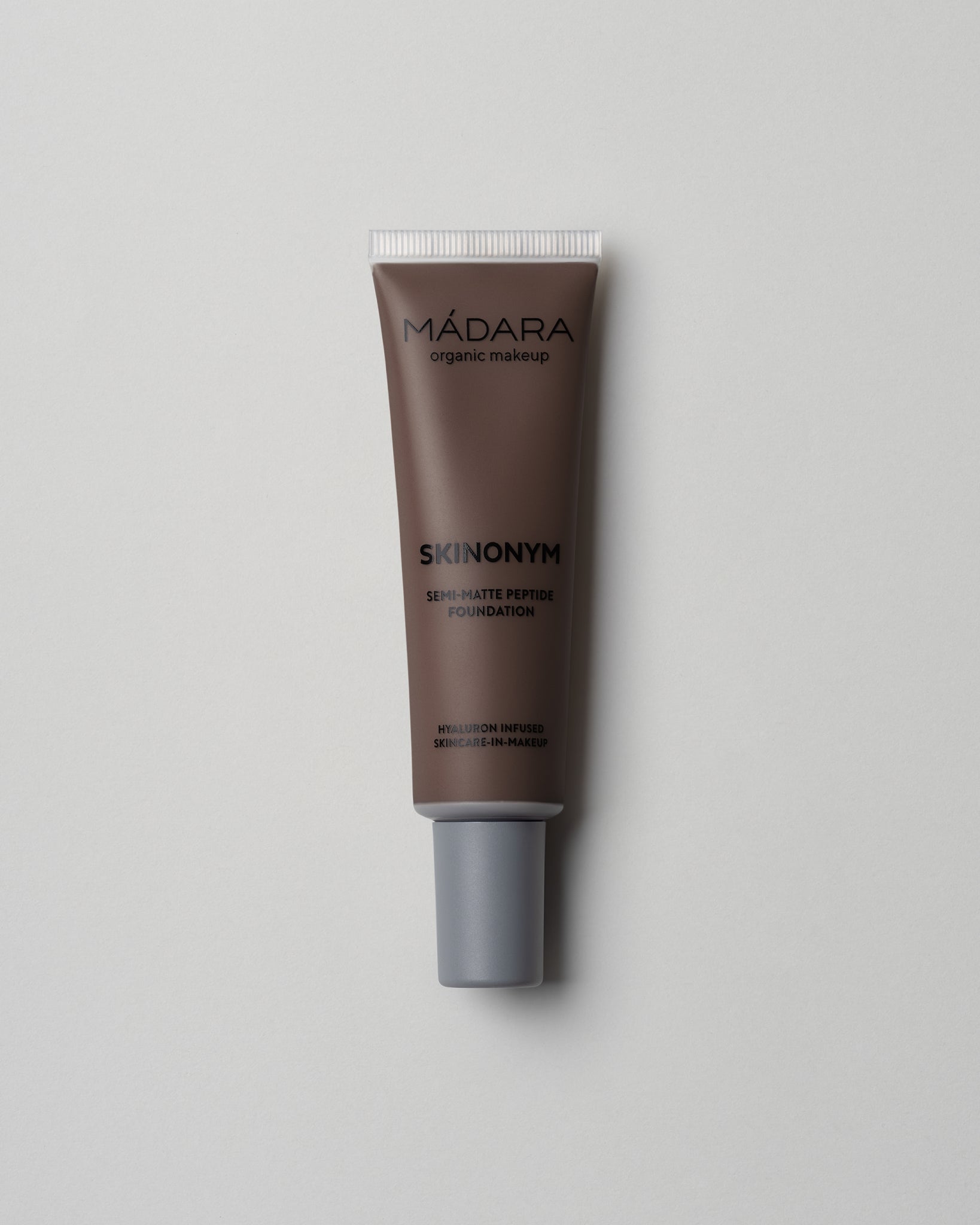 MÁDARA Organic Skincare skinonym foundation oak A6098 foundation product photo on plain background.