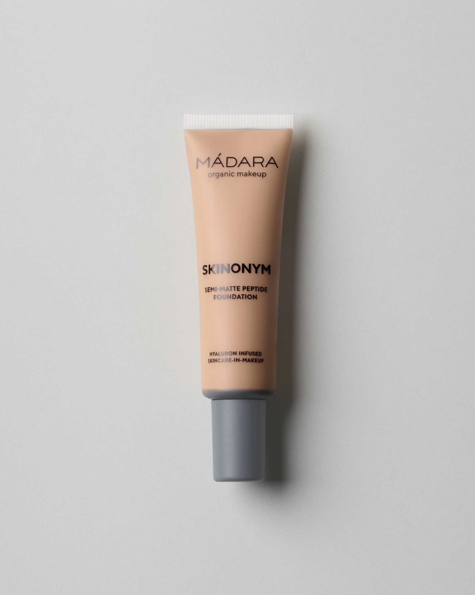 MÁDARA Organic Skincare skinonym foundation sand A6085 foundation product photo on plain background.