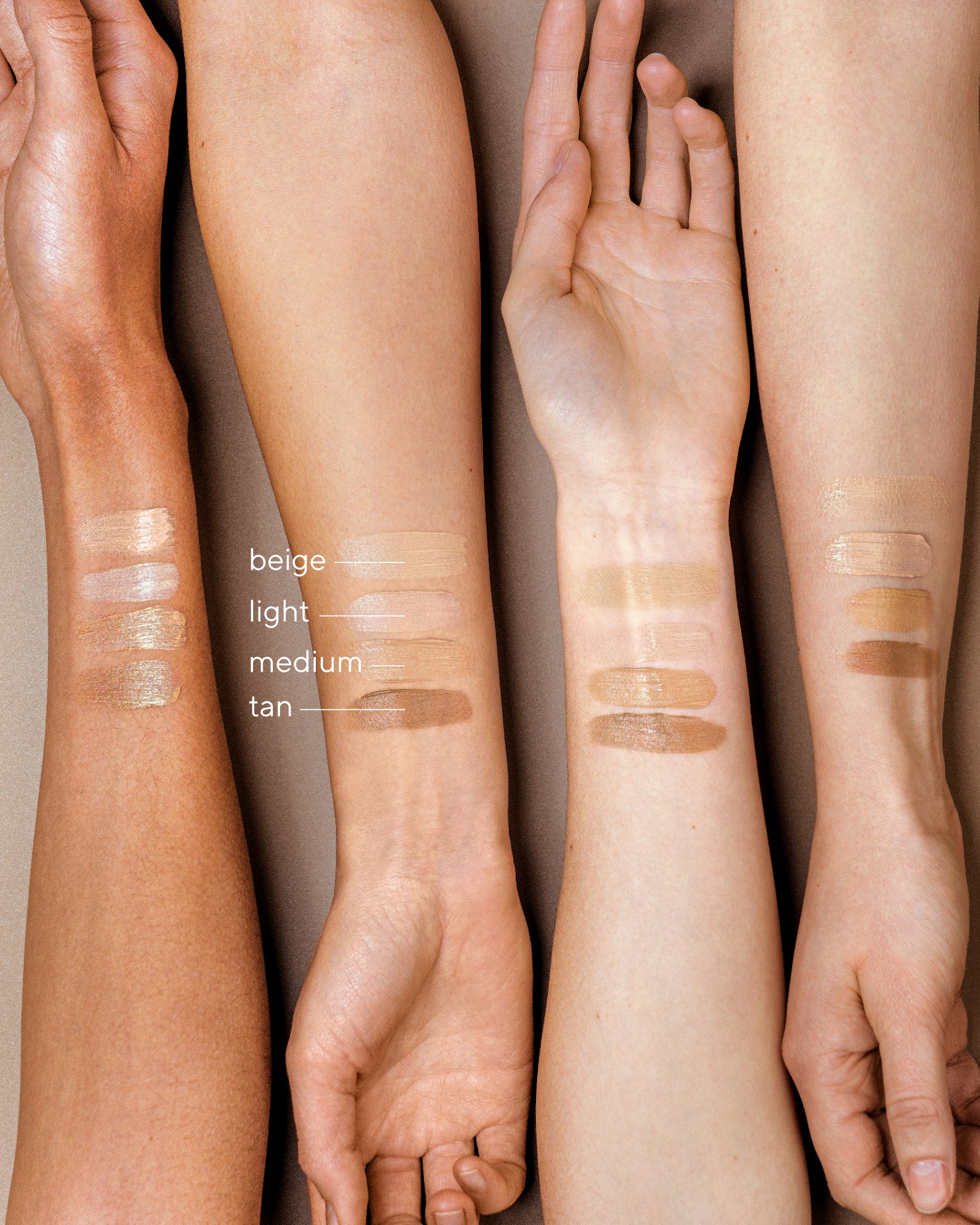 MÁDARA Organic Skincare cc cream palette SM3411 15 face cream product photo on plain background.