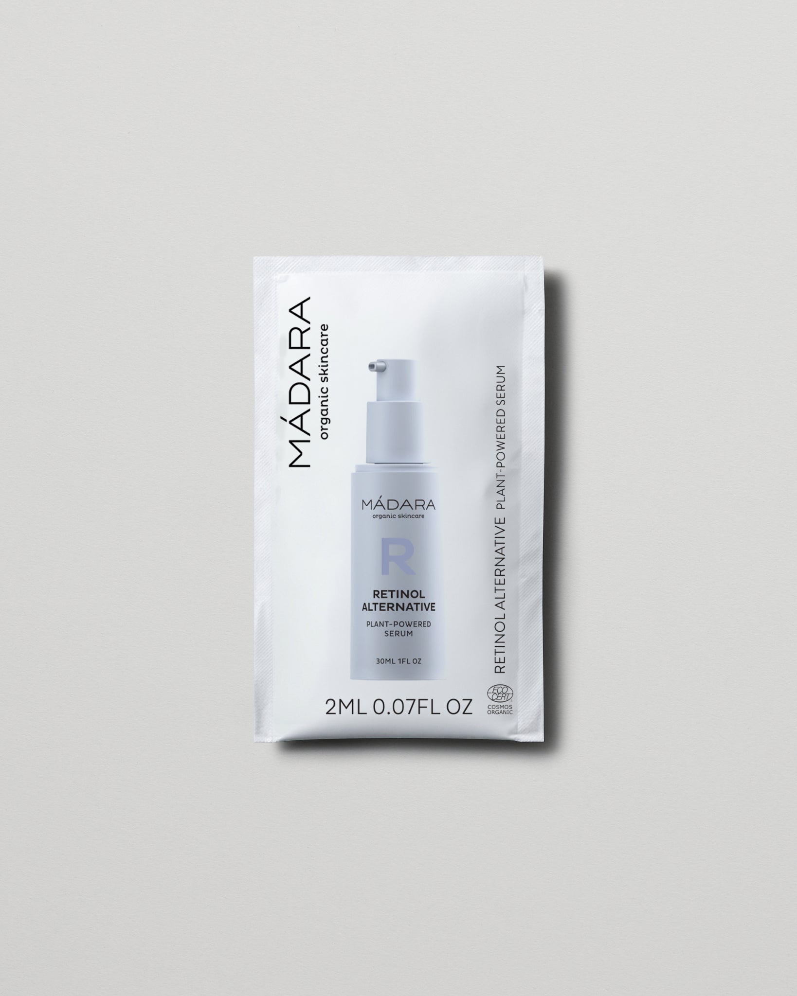 MÁDARA Organic Skincare plant powered serum 2ml SC3185 2 serum product photo on plain background.